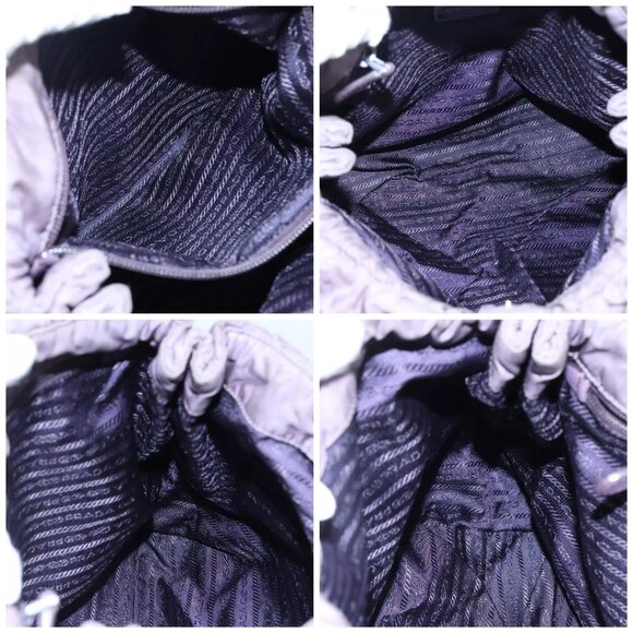 PRADA Tote Bag Nylon Purple Auth - Picture 15 of 16